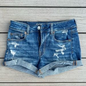 American Eagle | Hi-Rise Shortie Jean Shorts